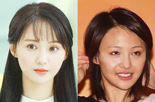 明星化妆对比照片,揭秘化妆术的神奇魔力